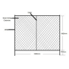 Temporary Fence Panel 1800Wx3250H